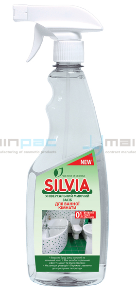 УНІВЕРСАЛЬНИЙ МИЮЧИЙ ЗАСІБ «SILVIA» ДЛЯ ВАННОЇ КІМНАТИ